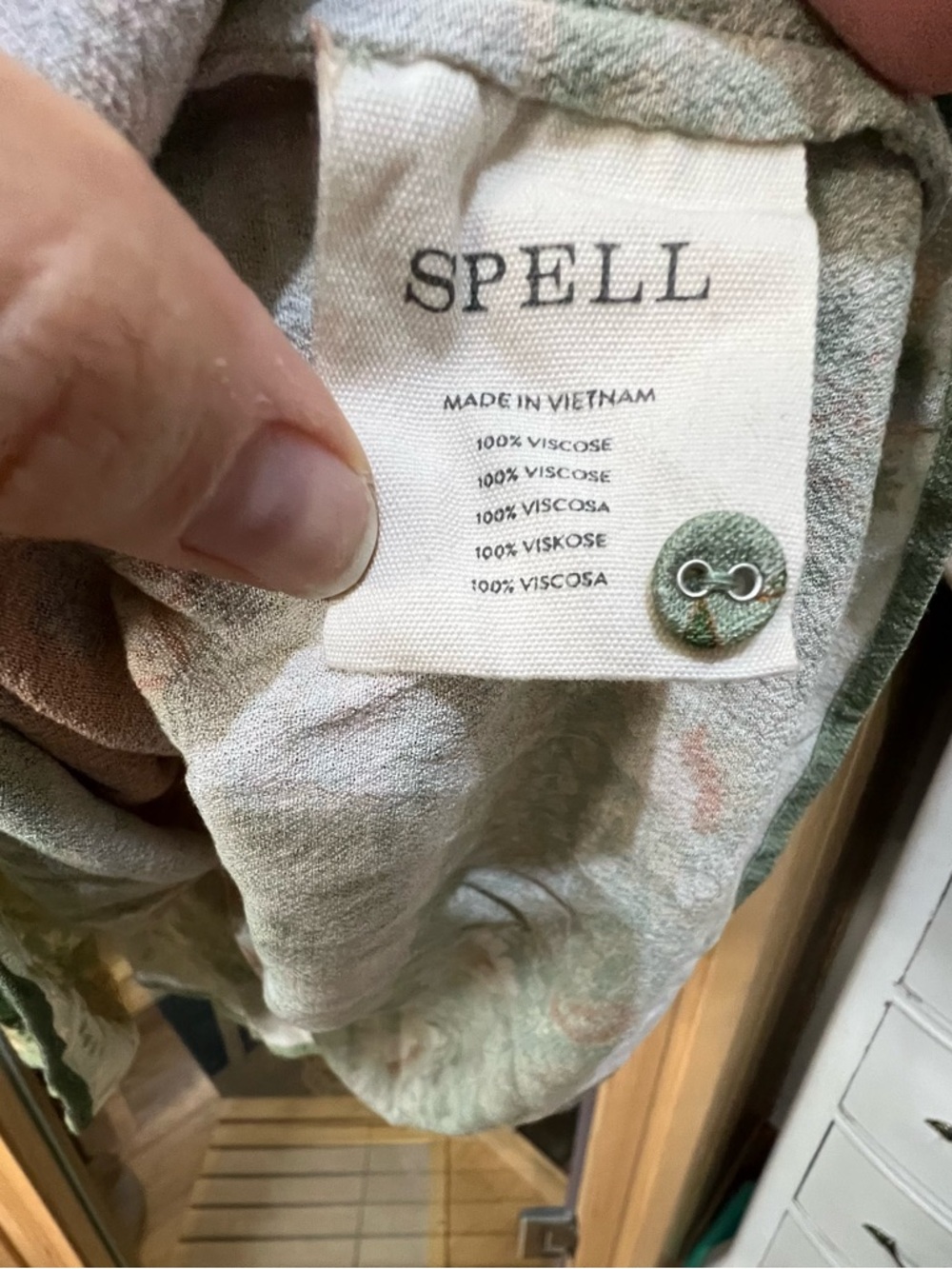 Spell Lady Untamed Matcha play dress in size medium - Picture 5 of 14